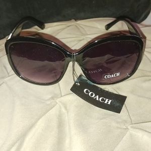 COACH Thompson Black/silver Sunglasses